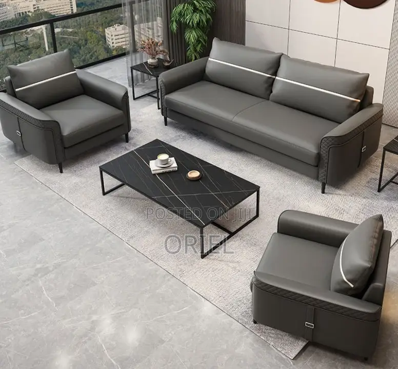 Office Sofa : 5-Seater Visitor Sofa Set