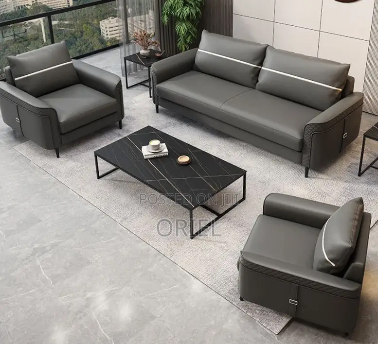 Office Sofa : 5-Seater Visitor Sofa Set
