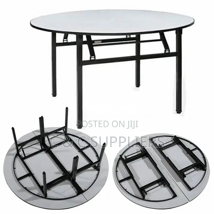 Round C C Folding Meeting Table.