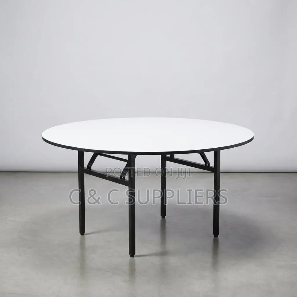 Round C C Folding Meeting Table.