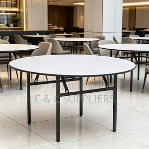 Round C C Folding Meeting Table.