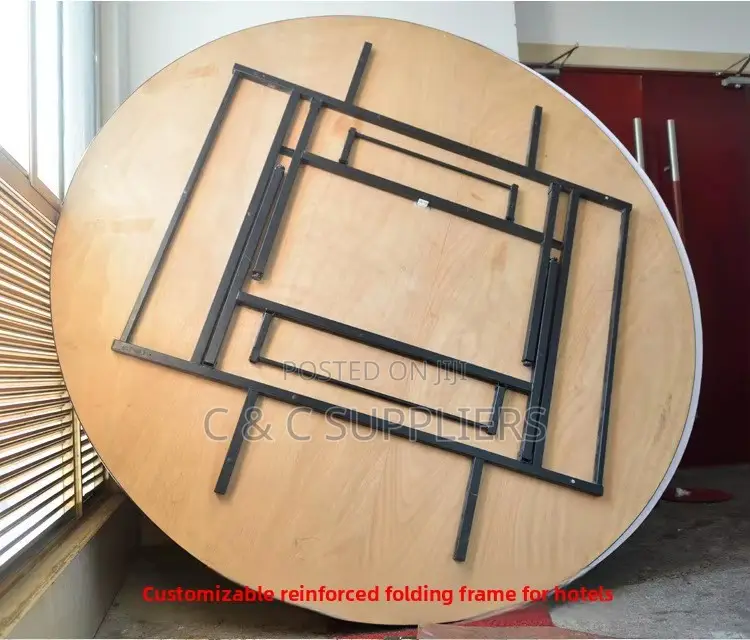 Round C C Folding Meeting Table.