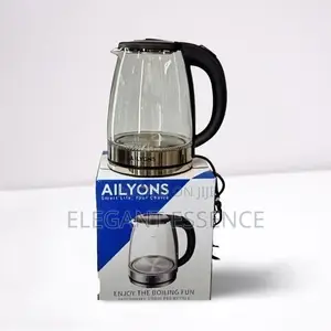 AILYONS 2L Transparent Electric Kettle, Glass Water Heater