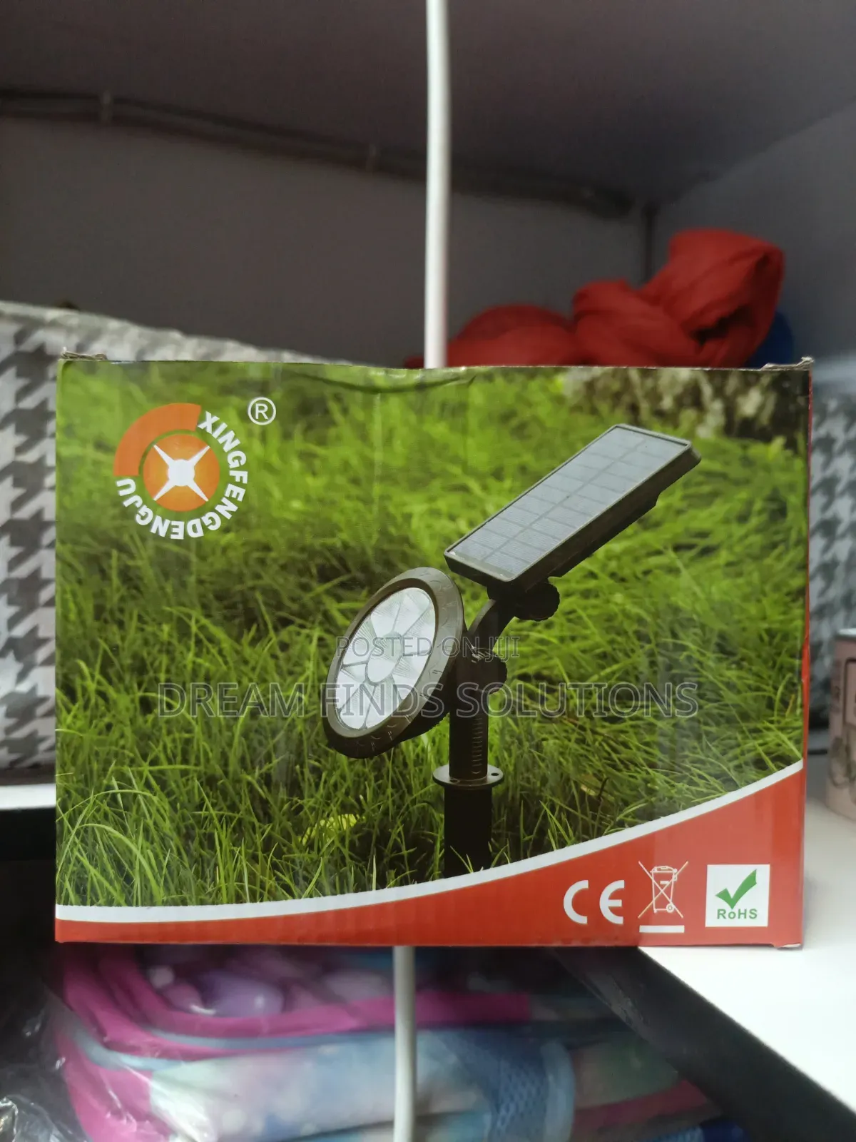 5 pcs.XINGFENGJU Solar Landscape Spotlights – 2-in-1 Waterproof