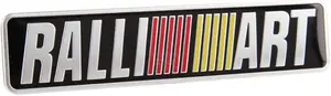 Mitsubishi Evo Ralli Art Logo Emblem Badge