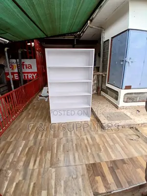 Wooden Library Bookshelf.