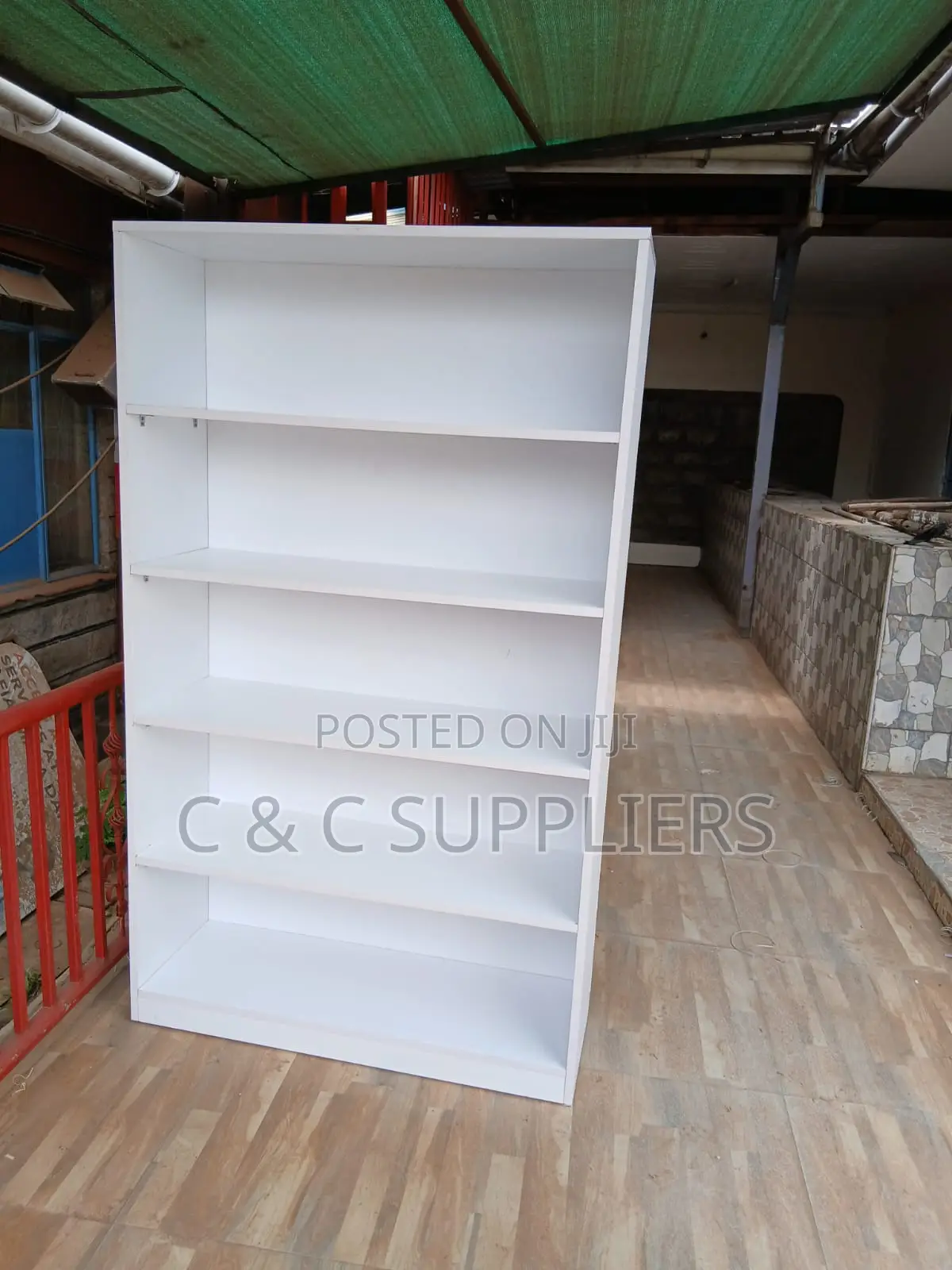 Wooden Library Bookshelf.