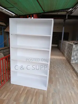 Wooden Library Bookshelf.
