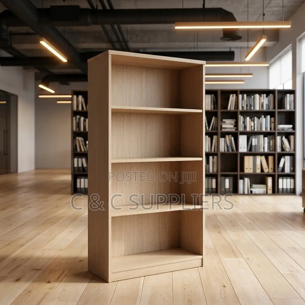 Wooden Library Bookshelf.