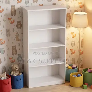 Wooden Library Bookshelf.