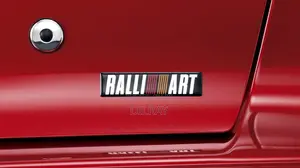 Mitsubishi Evo Ralli Art Logo Emblem Badge