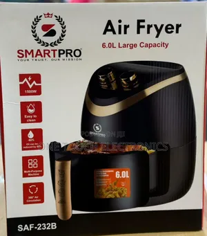 Smartpro Air Fryer 6L SAF-232B, Black