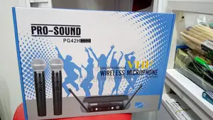 Pro Sound PG42H Dual Wireless Dynamic Microphone Set (VHF Fixed Band)