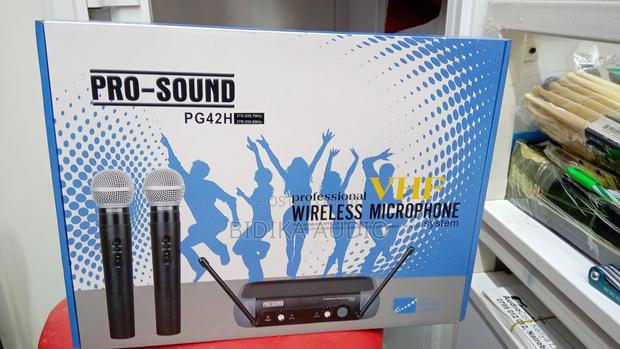 Pro Sound PG42H Dual Wireless Dynamic Microphone Set (VHF Fixed Band) - main view