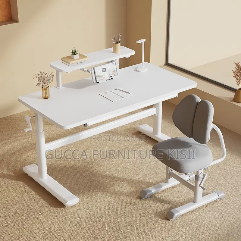 Office Desk; Manual Height Adjustable Desk