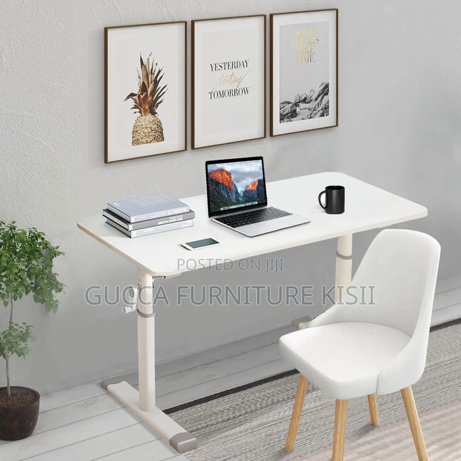 Office Desk; Manual Height Adjustable Desk