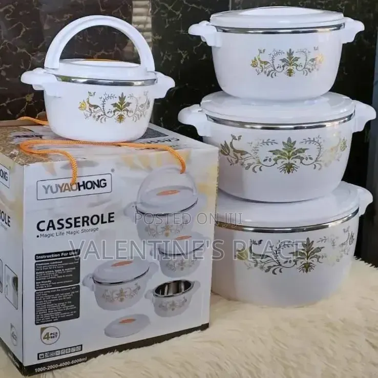Yuyaohong 4-Piece Insulated Casserole Set