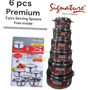 Signature 6-Piece Premium Stainless Steel Insulated Casserole Set