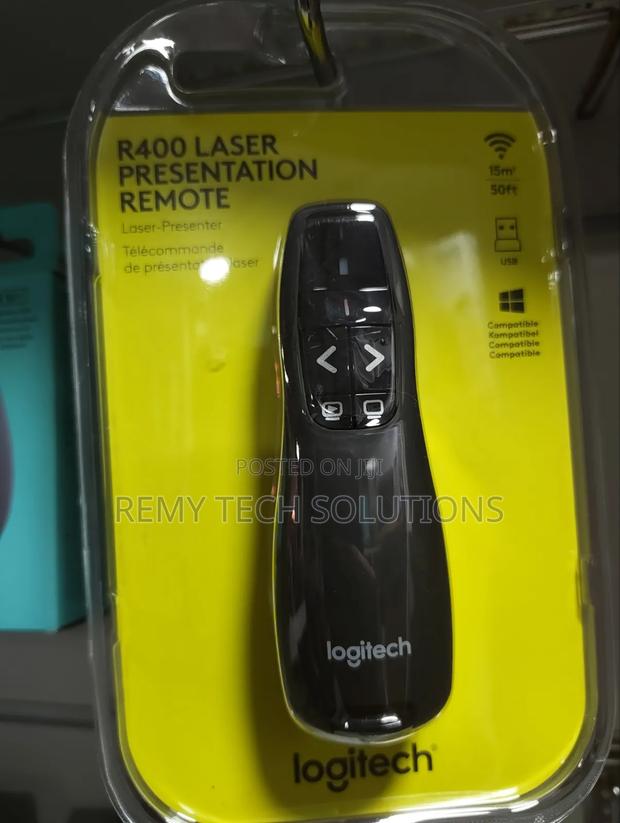 Logitech R400 Wireless Presenter - Black - main view