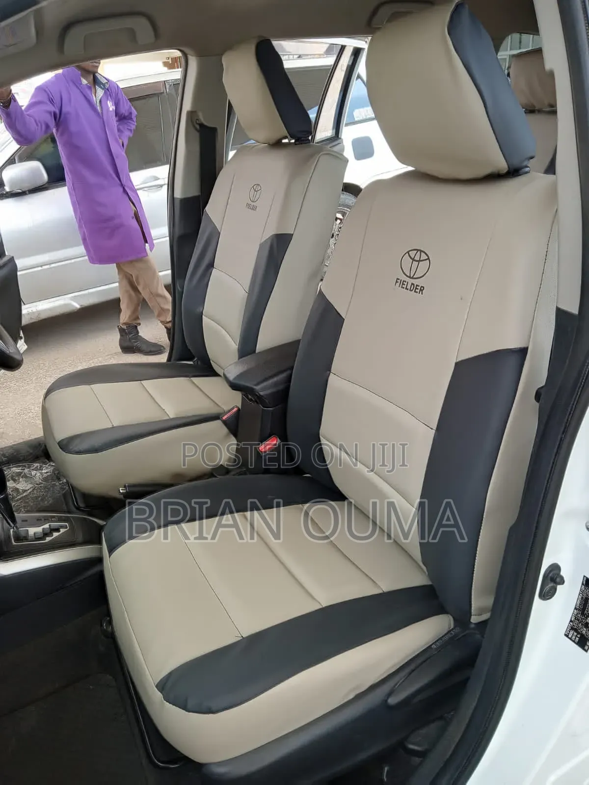 Toyota Fielder Leather Seat Covers – Custom Fit | KSh 7,999