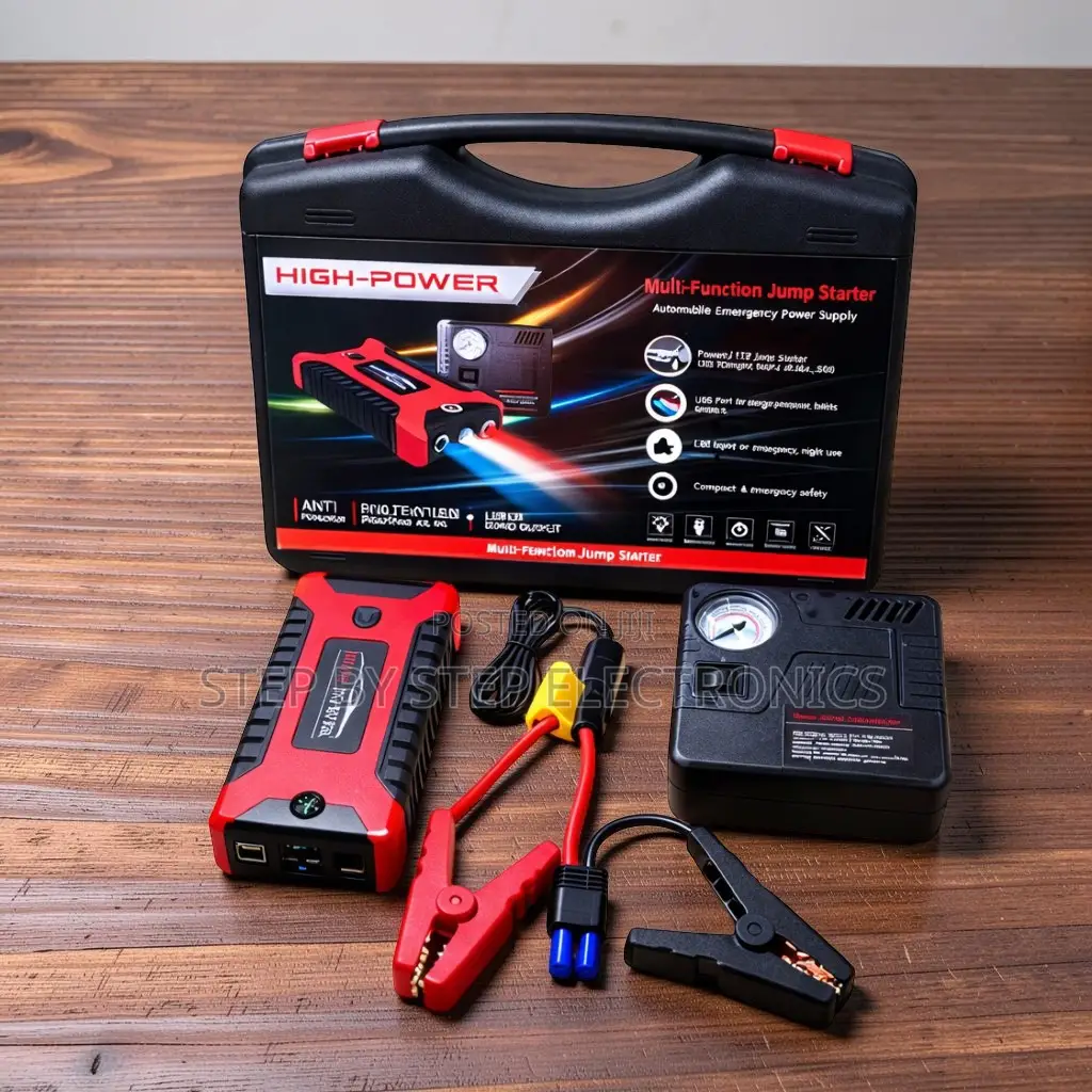 Distributor Prices 12V 99800mAh Car Jump Starter With Air Compressor