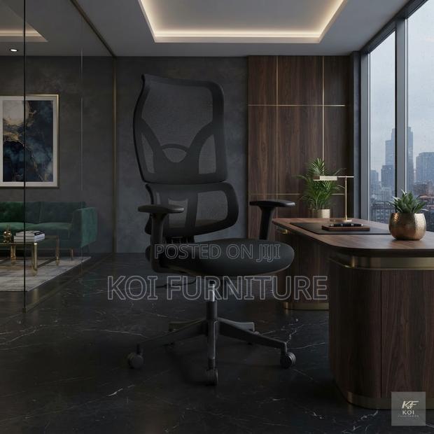 Office Chairs; High-Back Mesh Ergonomic Orthopedic Office Chair-Gh1 - thumbnail 4