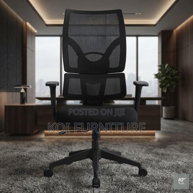 Office Chairs; High-Back Mesh Ergonomic Orthopedic Office Chair-Gh1 - thumbnail 5