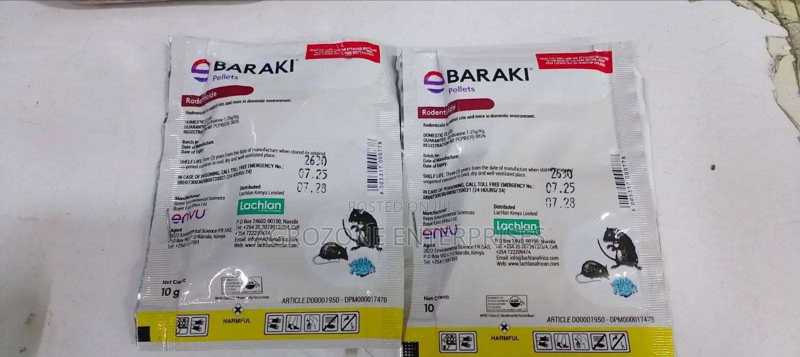 Baraki Rat Pellets