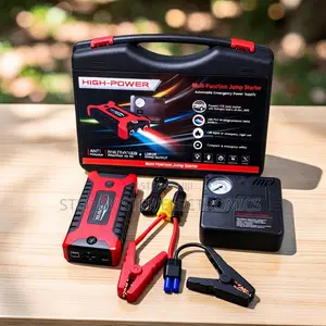 Discounted Prices 12V 99800mAh Car Jump Starter With Air Compressor