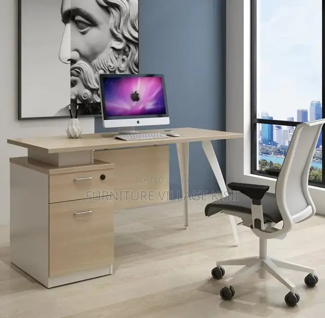 Office Furniture; Modern Office Desk With Drawers