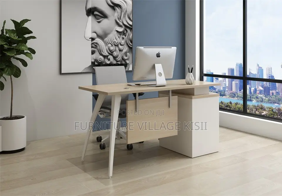 Office Furniture; Modern Office Desk With Drawers