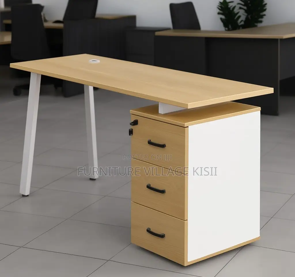 Office Furniture; Modern Office Desk With Drawers