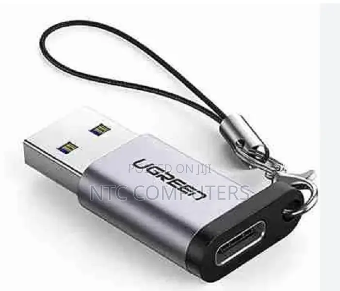 Ugreen USB a Male to USB-C Female Adapter (Black)