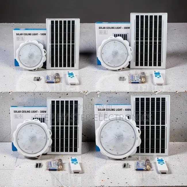 Factory Prices Bright LED 100W,200W,500W Solar Ceiling Lights