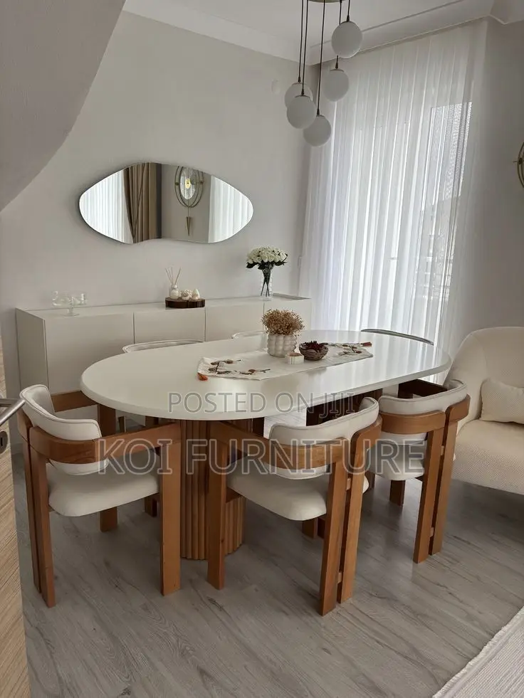 Dining Set; Hard Wood Large Family Dining Sets