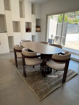 Dining Set; Hard Wood Large Family Dining Sets