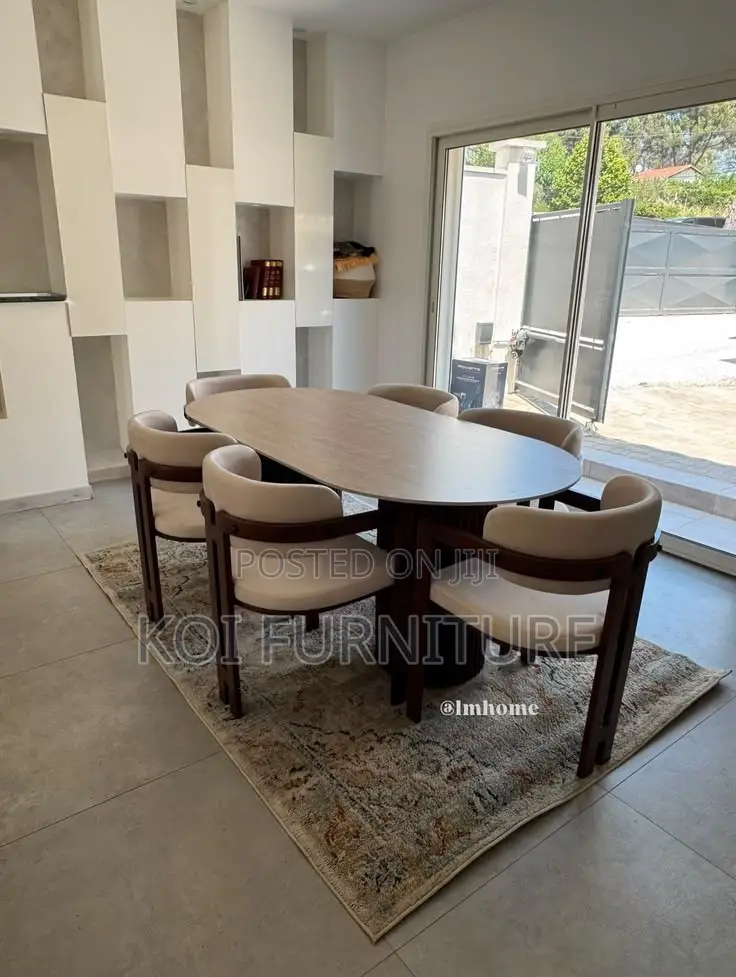 Dining Set; Hard Wood Large Family Dining Sets