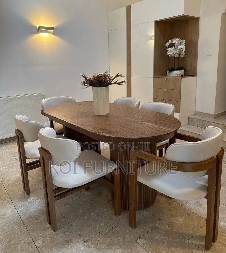 Dining Set; Hard Wood Large Family Dining Sets