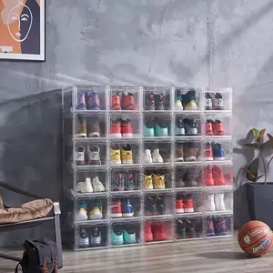 Clear Magnetic Shoe Storage Box