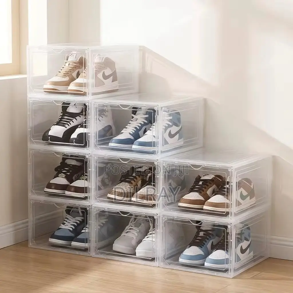 Clear Magnetic Shoe Storage Box