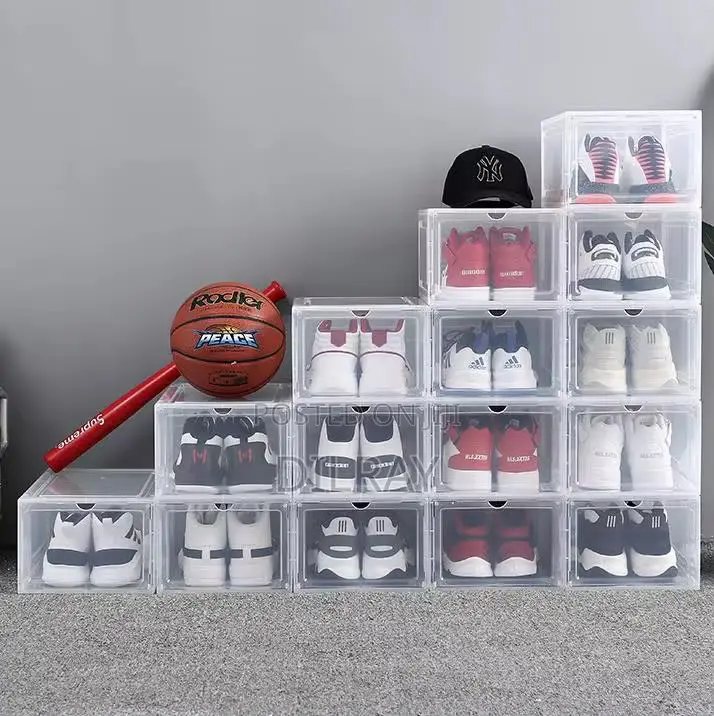 Clear Magnetic Shoe Storage Box