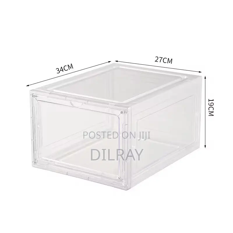 Clear Magnetic Shoe Storage Box