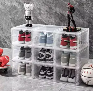 Clear Magnetic Shoe Storage Box