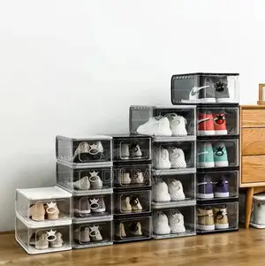 Black Magnetic Shoe Storage Box