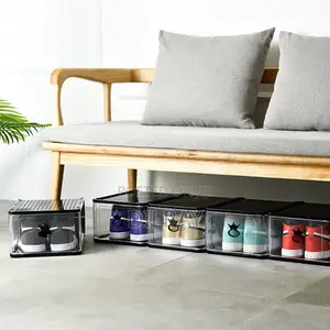 Black Magnetic Shoe Storage Box