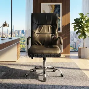 Office Chairs; High Back Tuff Leather Visitors Office Chairs