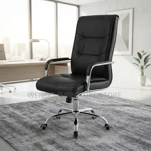 Office Chairs; High Back Tuff Leather Visitors Office Chairs