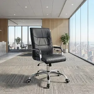 Office Chairs; High Back Tuff Leather Visitors Office Chairs
