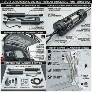 Landcruiser Fj 200 Electric Boot Shocks