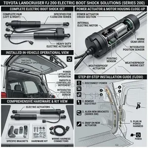 Landcruiser Fj 200 Electric Boot Shocks